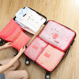 Kit Bolsas Organizadoras Para Mala de Viagem - 6 pçs